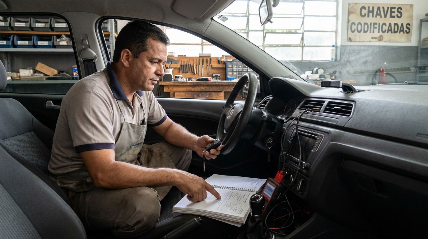 Chave Codificada profissional no Distrito Lerroville, Londrina‑PR