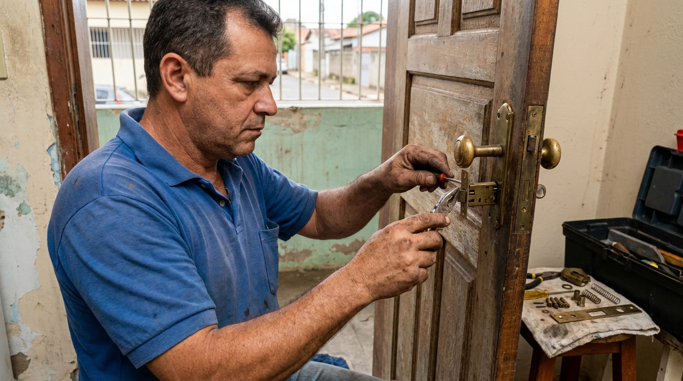 Conserto de Fechadura Residencial perto de mim no Centro, Londrina‑PR