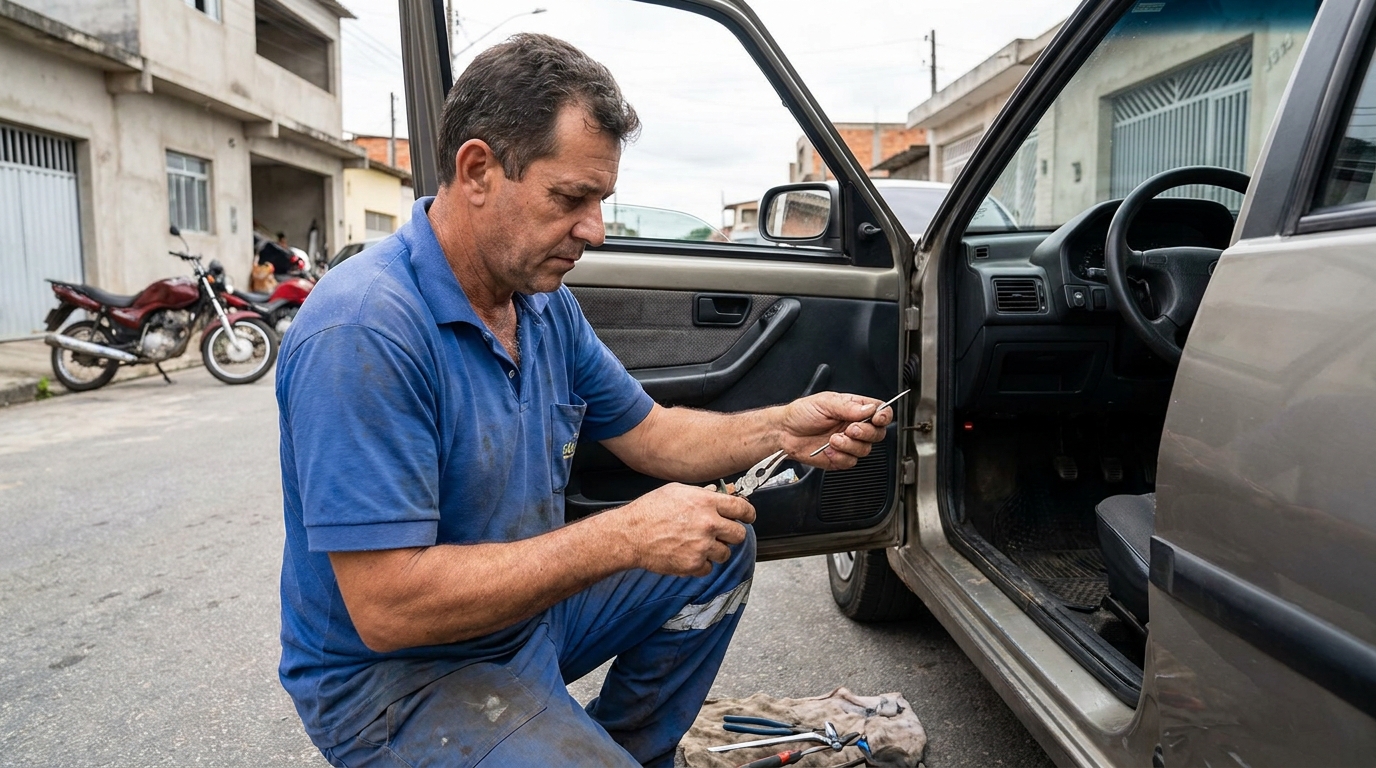 Serviço de Extração de Chave Quebrada no Arthur Thomas, Londrina‑PR