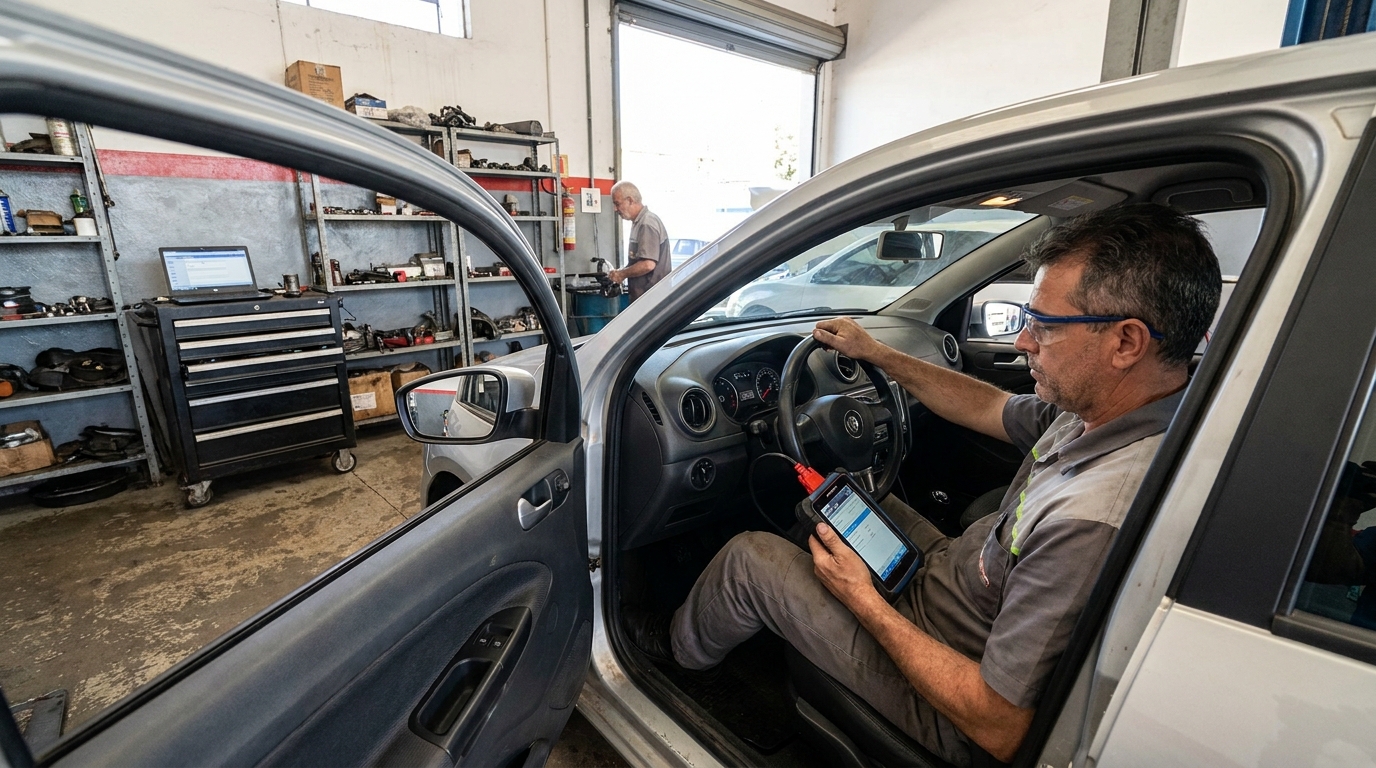 Reset de Airbag profissional no Conjunto Farid Libos, Londrina‑PR
