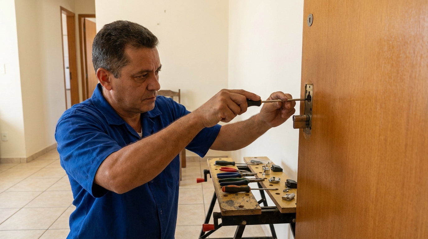 Troca de Segredo Residencial 24 horas em Londrina‑PR